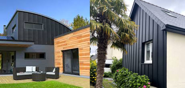 Pose de bardage - CS TOITURE CHARLEROI Artisan couvreur en Belgique : Charleroi … Pose de bardage en zinc, acier, pvc, bois … Nettoyage des extérieurs : allée, pavé, klinker, pierre bleue, muret terrasse … Intervention en Belgique sur  Charleroi,…
