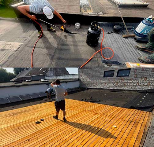 Étanchéité toit plat terrasse roofing : CS TOITURE CHARLERO : Couvreur étancheur en Belgique sur Charleroi … Travaux d’étanchéité sur toit plat terrasse plateforme roofing par membrane bitumeuse. Isolation toiture par l’extérieur et par les combles. Intervention en Belgique